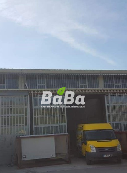 Baba Halı Yıkama tesis girişi